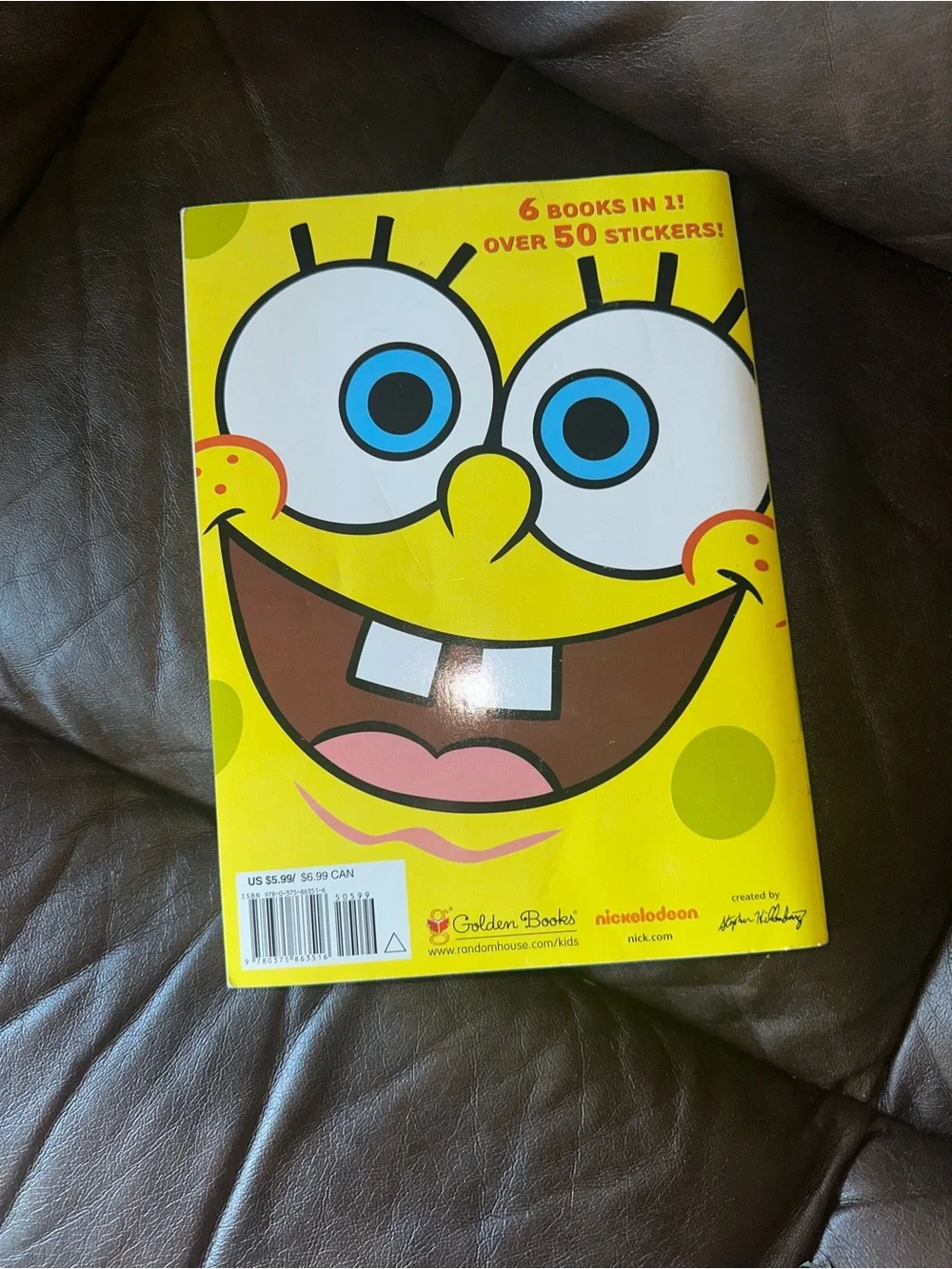 Vintage Spongebob's Best Days! 6 books in 1 Coloring & Activity Book no stickers
